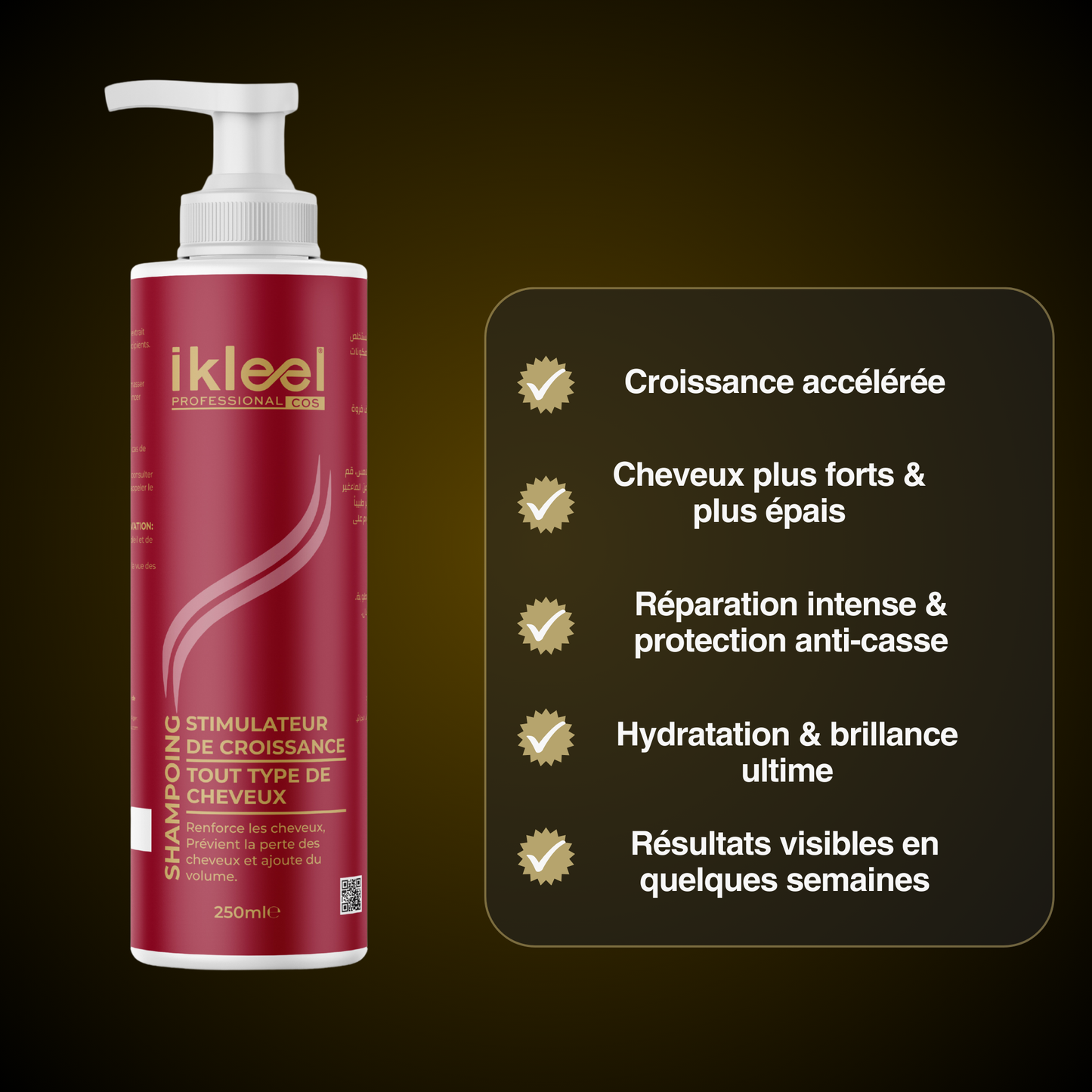 Shampoing Booster de Croissance – Des cheveux plus longs, plus forts, plus vite